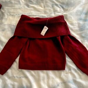 Abercrombie Off The Shoulder Sweater